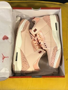 Jordan’s 3 retro Valentine’s Day 2026 release.